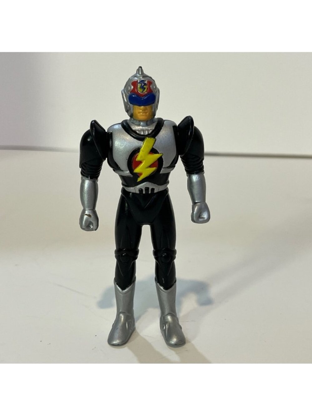 5/$25 VTG 1994 Mega Power Black Space Fighter Soldier Action Figure 90s Chap Mei